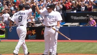 Celebrity J.P. Arencibia jacks his first career homer Net Worth