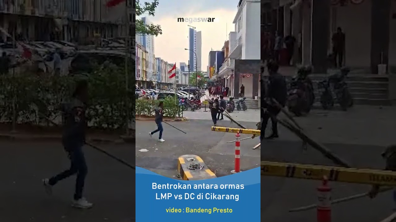 BENTROK ORMAS LMP VS DC DI CIKARANG SELATAN