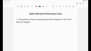 MATH INDIVIDUAL PERFORMANCE TASK || 9-AGUINALDO