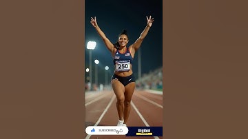 Epic AI-Powered Olympic Track Run 🏃‍➡️ with Roaring Crowd Cheers #OlympicRun #AIAnimation #Track