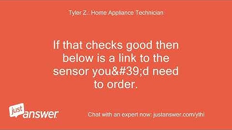My Samsung dryer is giving an error code of t5. It will run