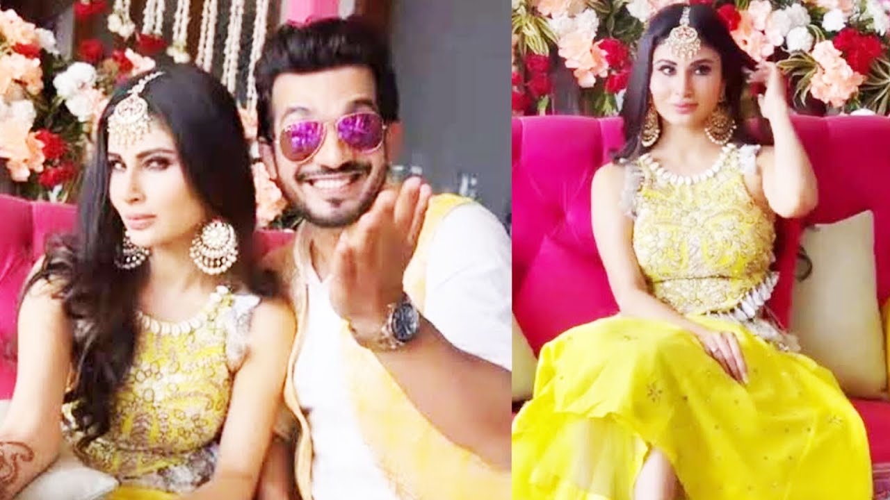 Arjun Bijlani Shares Glimpses From Mouni Roy's Mehendi Ceremony