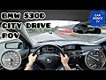 BMW 530D 235 HP E60 2008 POV City Testdrive Soundtest Review