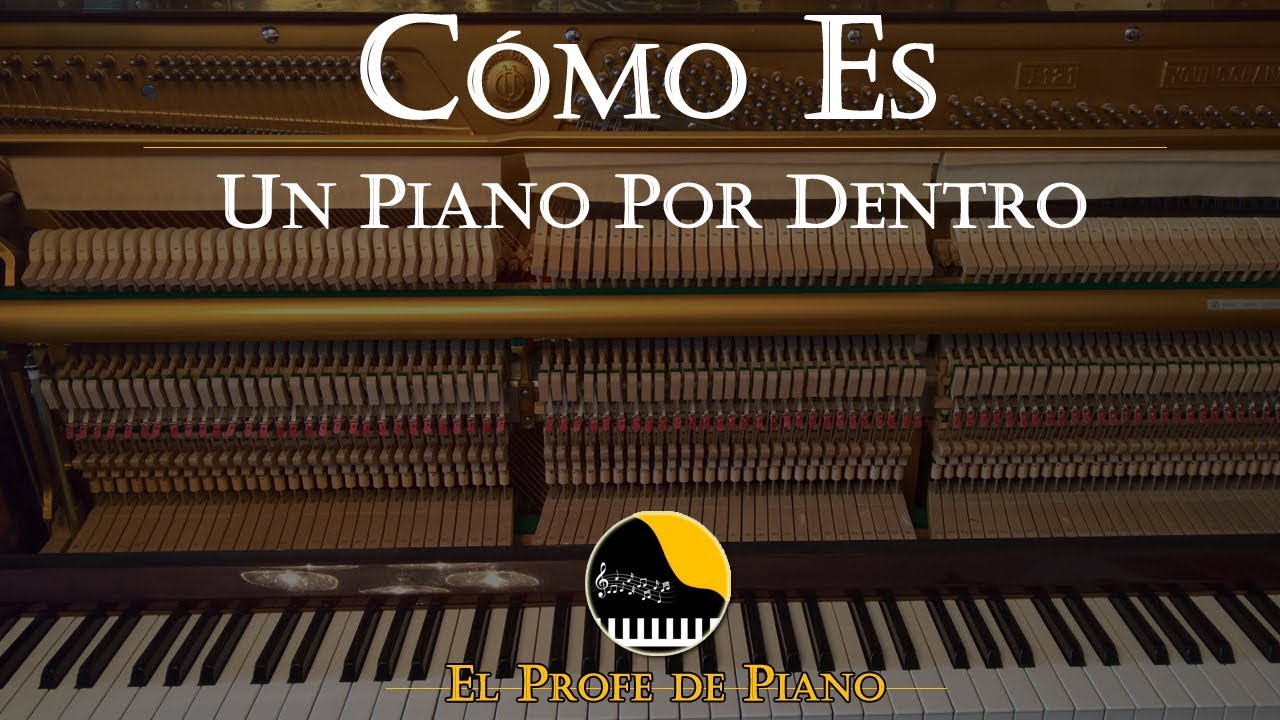 Subproducto Benigno Brote Como funciona un piano - Como es un piano por dentro - YouTube
