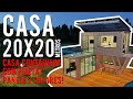 CASA CONTAINER en TERRENO de 20x20 Metros con PILETA?!