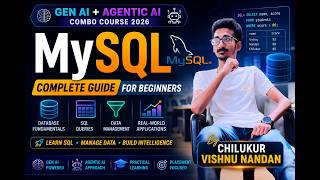 🗄️ MySQL Complete Course 2026 | CREATE DB, CREATE TABLE, WHERE, AND, OR, NOT & ORDER BY