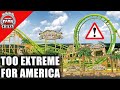 A Roller Coaster "TOO DANGEROUS" for America? - The Wild Wind Story