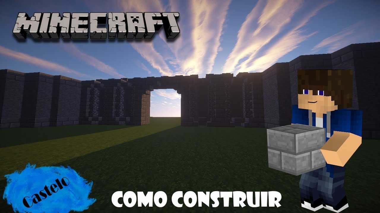 Como construir um castelo no minecraft! (parte 1) - YouTube