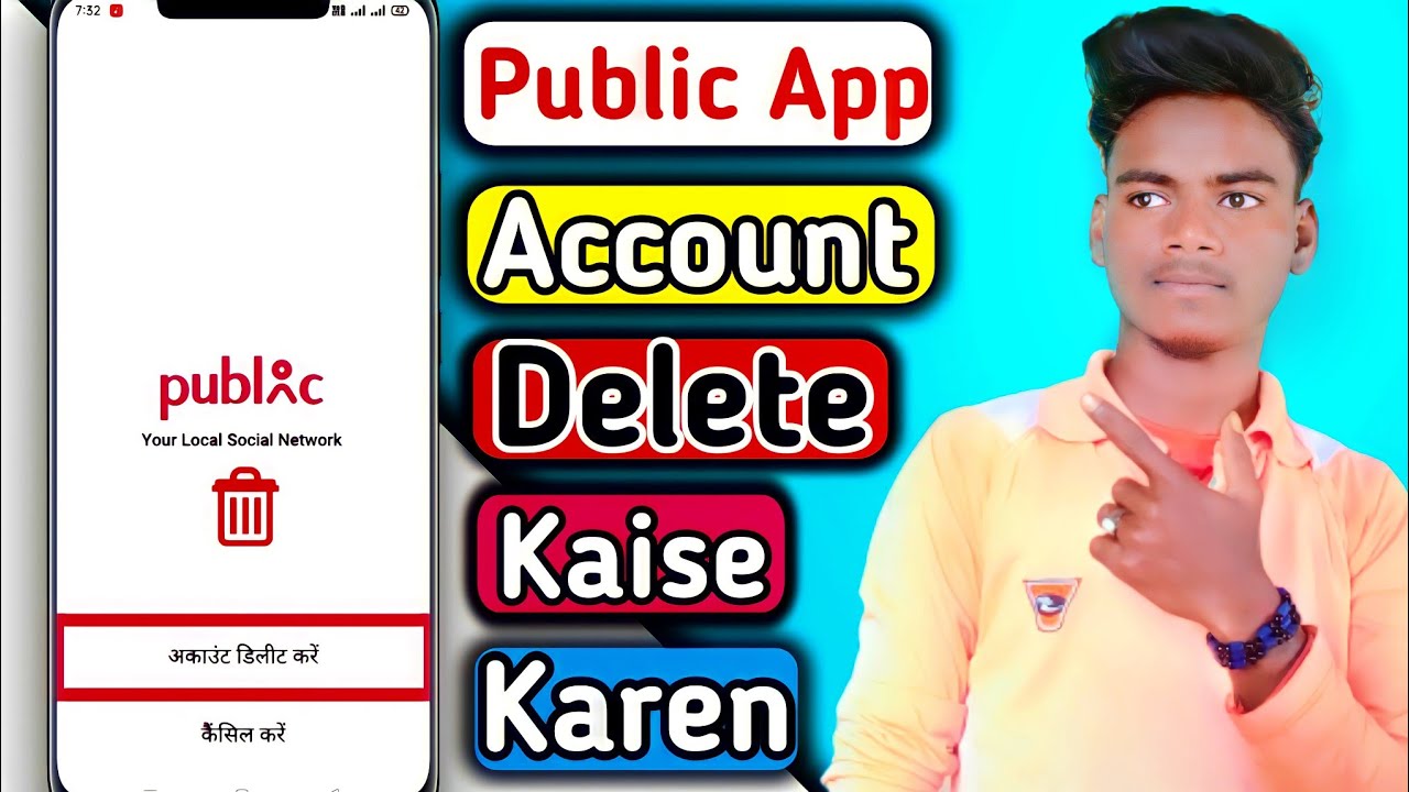 How To Delete Account On Public App Account Delete Kaise Karen How To Delete Public App Account