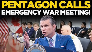 LIVE | Pentagon Calls Emergency War Meeting Amid Rising Global Tensions | US News LIVE