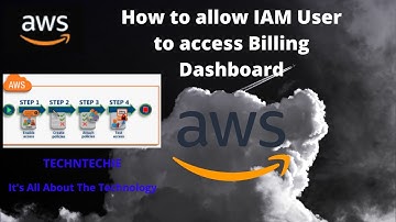 AWS - How to allow IAM User to access Billing Dashboard
