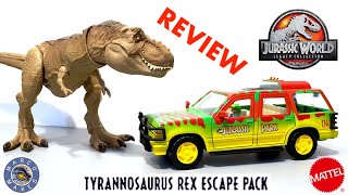 TYRANNOSAURUS REX ESCAPE PACK Review - Jurassic World Legacy Collection by Mattel Unboxing & Review