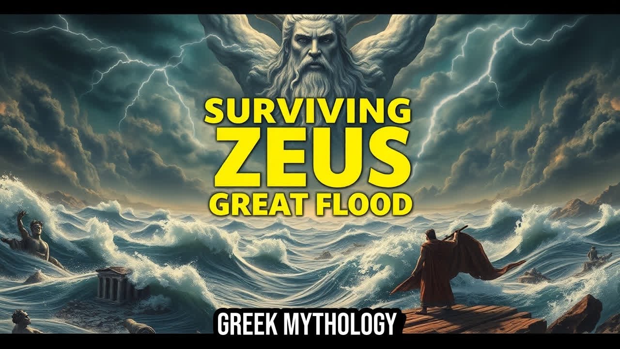 The Flood Deucalion and Pyrrha – Ancient Greek Origins of Rebirth | Greek Mythology Stories