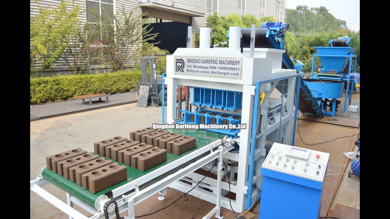 DF4-10 Automatic interlocking clay brick making machine # ...