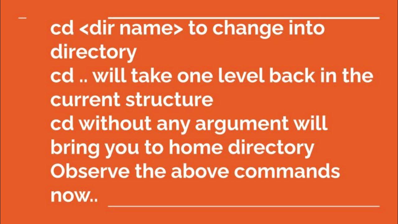 How to use cd command in Linux Terminal | Ubuntu | Linux | Terminal ...
