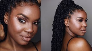 RHINESTONE FALL "GLAM" MAKEUP TUTORIAL | MORPHE 35O3 PALETTE | KAREN ANNETTE