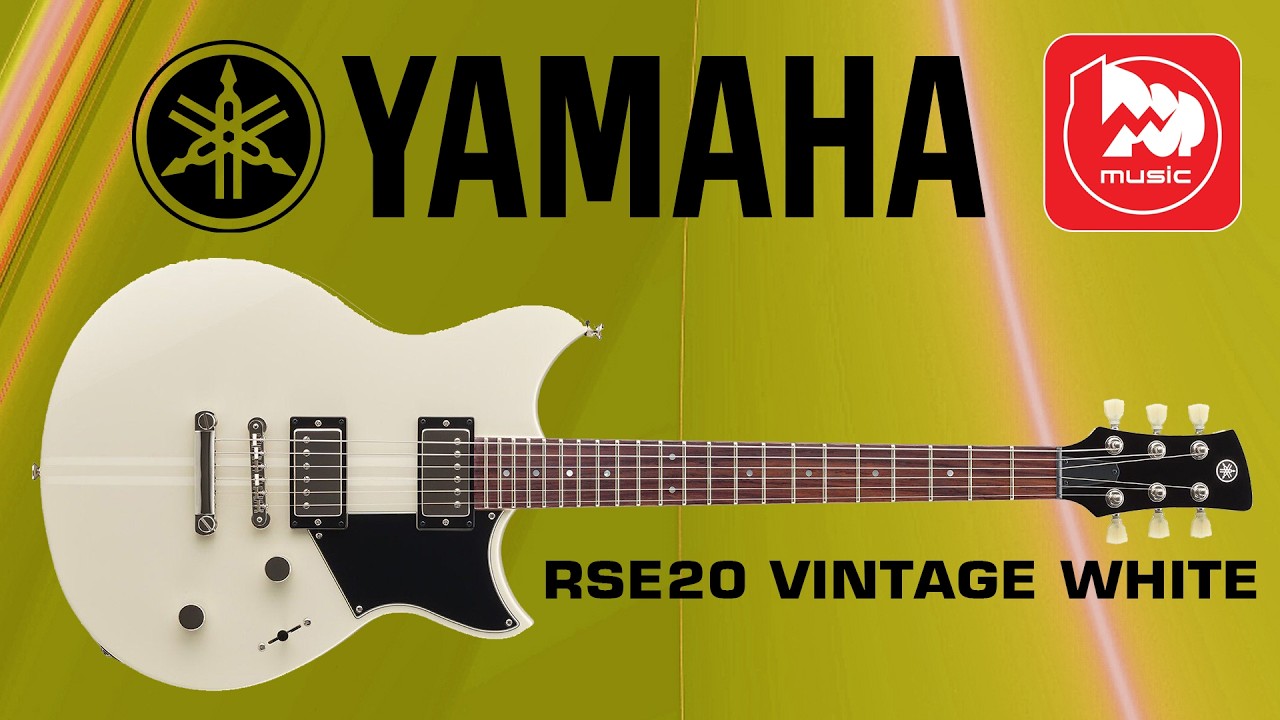 YAMAHA RSE20 VINTAGE WHITE - винтажная электрогитара