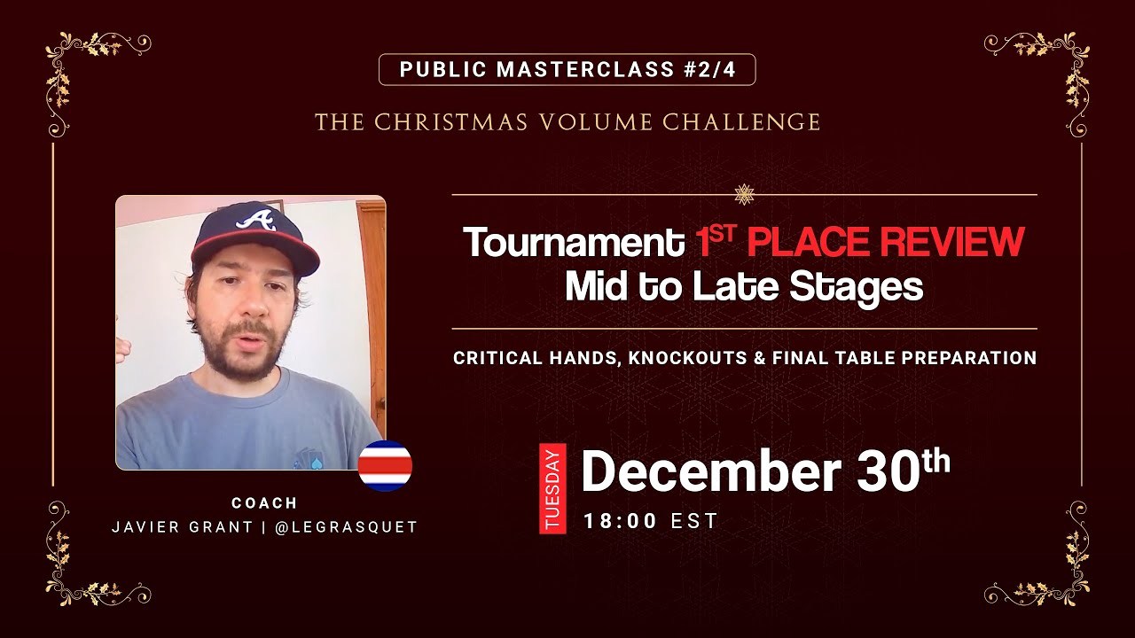 Public Masterclass #2/4 | Tournament 1st Place Review - Mid To Late Stages