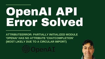SOLVED - OpenAI API Error