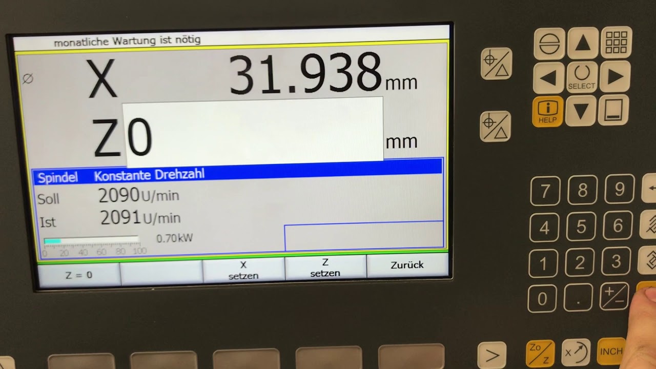 TS Drehen Werkstück Anfasen