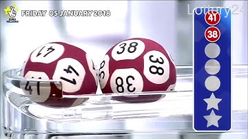2018 01 05 Euro Millions Number and draw results