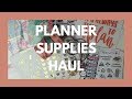 PLANNER SUPPLIES HAUL // Etsy Stickers, Washi & Other!