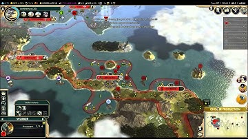 CIV 5 - Beating deity - Part (7/14) - A glimpse at true power!