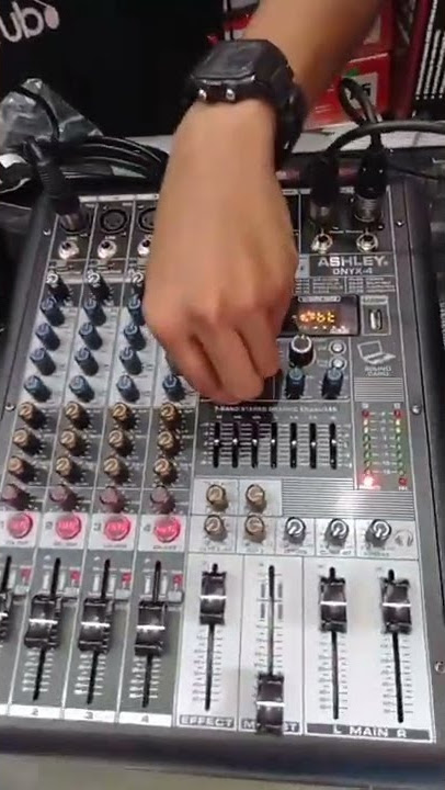 SPEAKER HARDWELL DSP 10 PRO & MIXER ASHLEY ONYX 4
