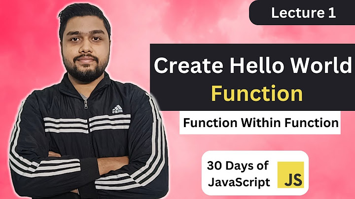 Create Hello World Function | Leetcode 2667 | 30 Days of JavaScript #javascript #leetcode
