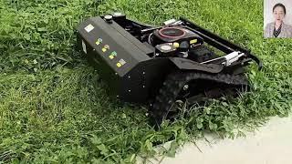 Mowing Videos for Rubber Track Remote Operated Slope Mower (VTC800160) China Manufacturer for Sale