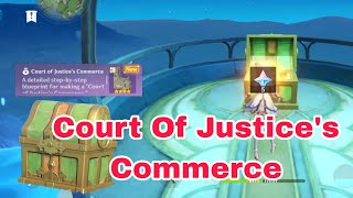 Court of justice's commerce Remarkable chest location Genshin Impact screenshot 1