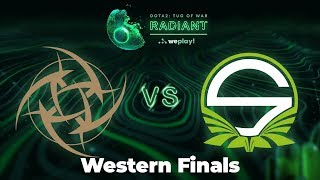 Ninjas in Pyjamas vs Team Singularity Game 1 - WePlay! ToW: Radiant - Finals