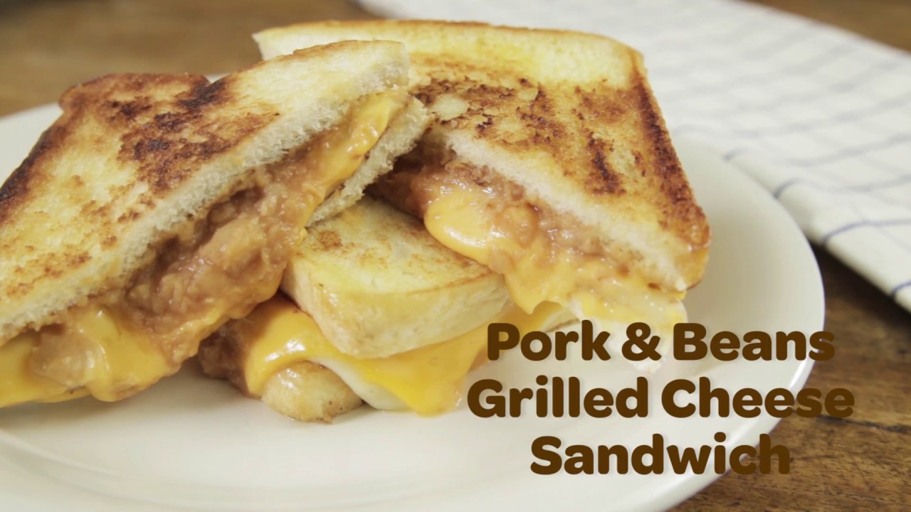Pork and Beans Grilled Cheese Sandwich YouTube