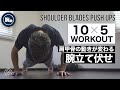 【スポーツに特化した腕立て伏せ】毎日50回だけでも肩甲骨の使い方かなり変わります