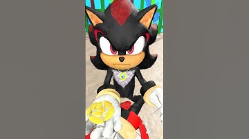 Shadow is helped by Maria by posing as a round guard in Squid Game  #shadow #funny #sonic #squidgame