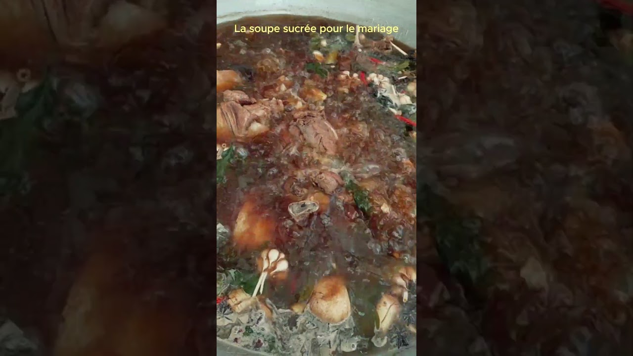 Nourriture De Rue - La soupe sucrée pour le mariage 
