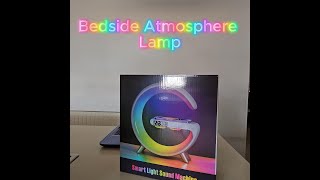 Wireless Charger Atmosphere Lamp, Bluetooth Speaker