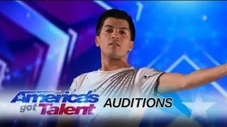 Jonathan Rinny: Man Performs Dangerous Rolla Bolla - America's Got Talent 2017