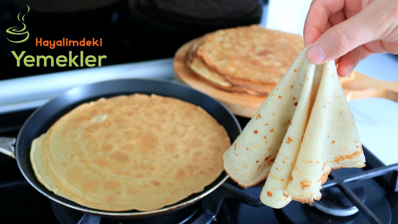 GARANTİLİ İNCECİK YUMUŞACIK OLUYOR ???? ✅ TAM ÖLÇÜLÜ PRATİK KREP TARİFİ ✅ KOLAY KREP YAPIMI ????