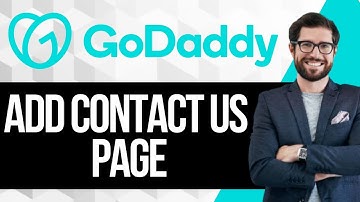 How to Add Contact Us Page in Godaddy Website Builder