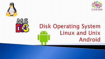 Disk Operating system (DOS), Linux, Unix and Android
