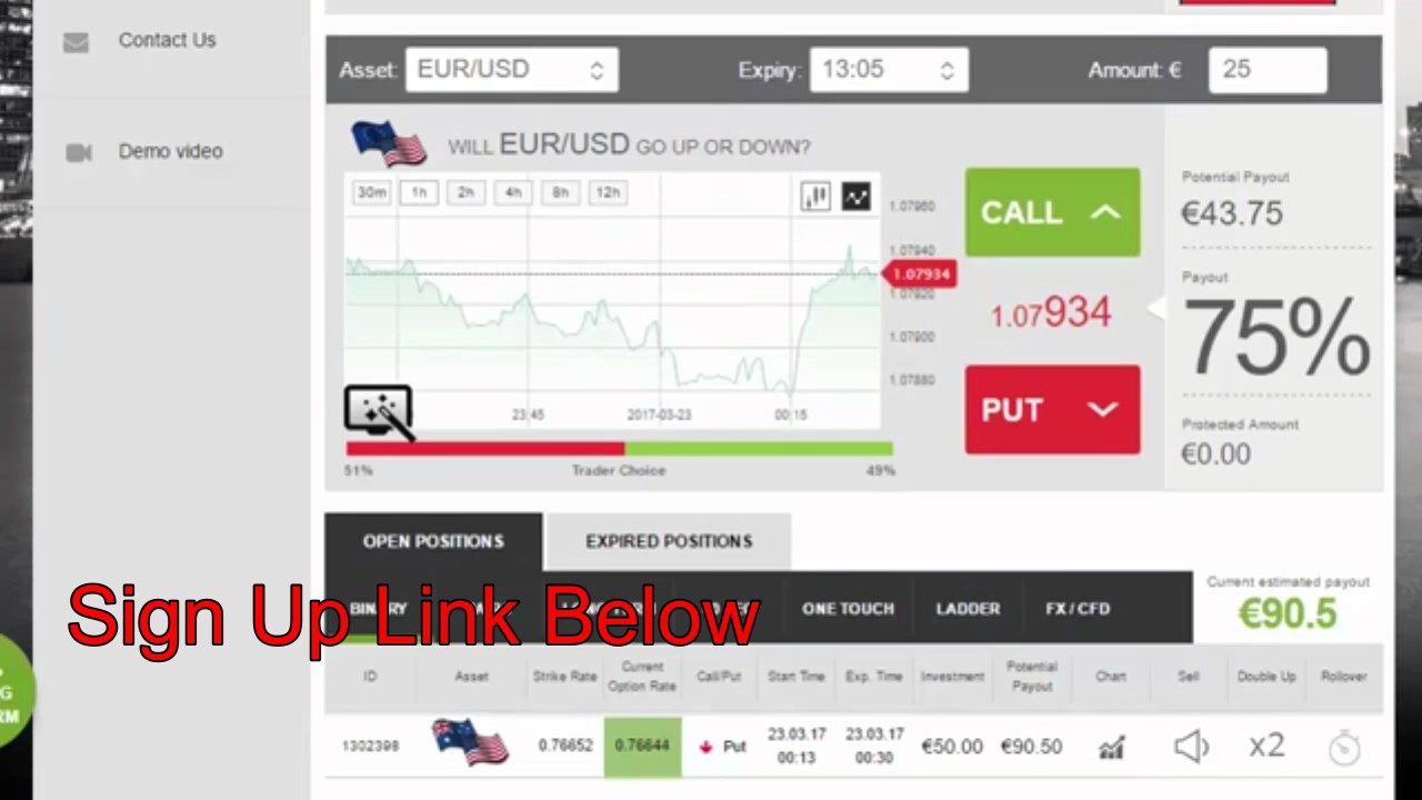 no deposit binary options