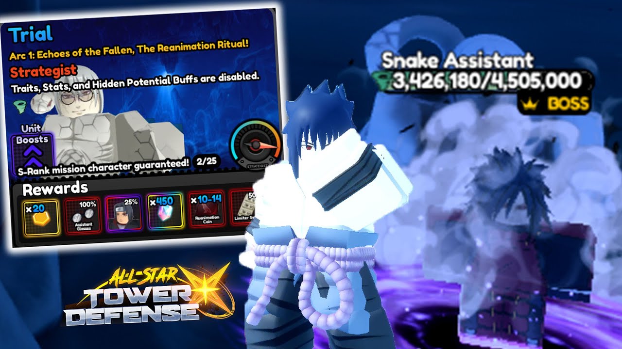 Trial 5 STRATEGIST feat. Sasuke (Non Ascended) | ASTDX Update 8