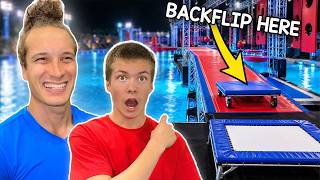 Doing FLIPS on Ninja Warrior!