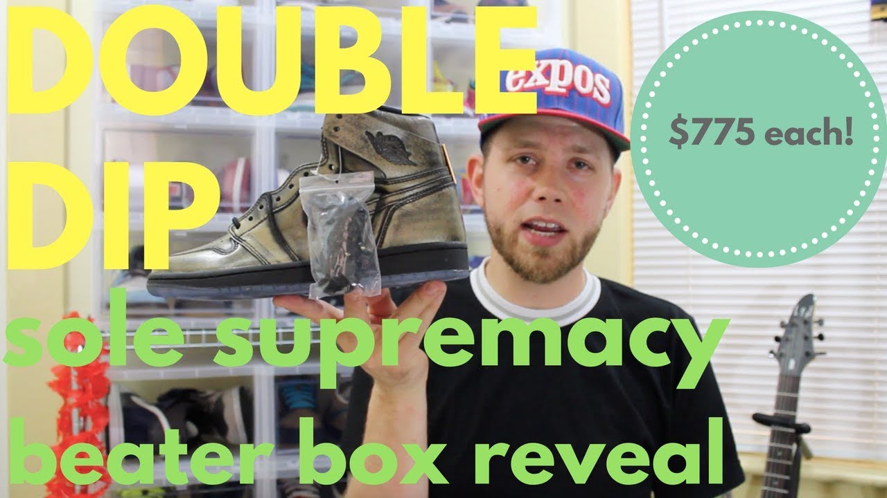 Sole Supremacy Beater Box Reveal "THE IDENTICAL DOUBLE DIP" YouTube