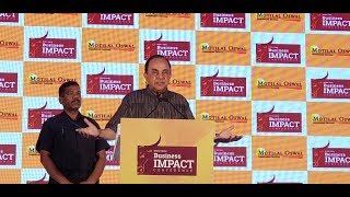 Dr Subramanian Swamy MindBlowing Speech on Facts of Indian Economy,Potentials For Future & Politics