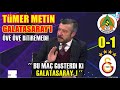 Tümer Metin G.saray'a Övgüler Yağdırdı! ( Alanyaspor 0-1 Galatasaray STADYUM TEK PARÇA )