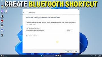 How To Create a Bluetooth Shortcut in Windows 11 & 10 - Easy Fix