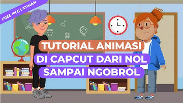 Tutorial Animasi Di Capcut Dari Nol Untuk Pemula - Animasi berbicara di Capcut