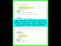 CNA PRACTICE TEST 2026 🩺 PASS THE CERTIFIED NURSING ASSISTANT EXAM ON YOUR FIRST TRY 🏥